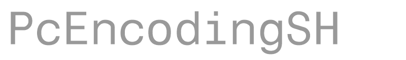 PcEncodingSH