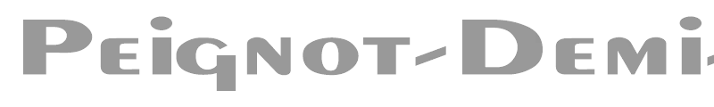 Peignot-Demi-Bold Ex