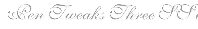 Pen Tweaks Three SSi