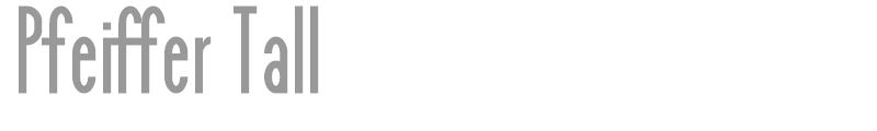 Pfeiffer Tall