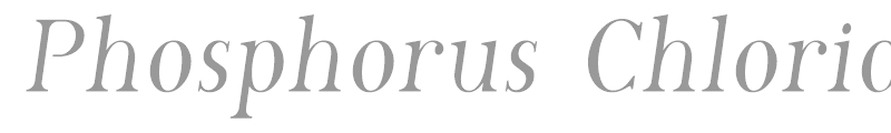 Phosphorus Chloride