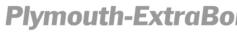 Plymouth-ExtraBoldIta