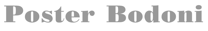 Poster Bodoni ATT