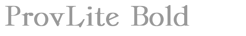 ProvLite Bold