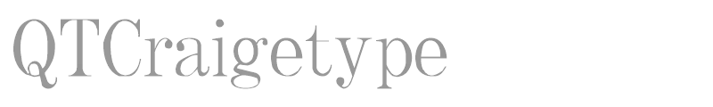 QTCraigetype