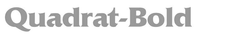 Quadrat-Bold