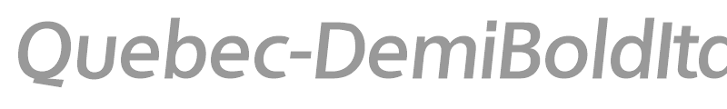 Quebec-DemiBoldIta