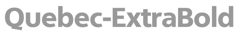 Quebec-ExtraBold