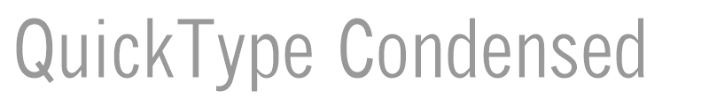 QuickType Condensed
