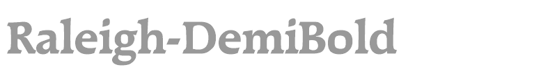 Raleigh-DemiBold