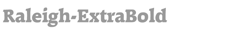 Raleigh-ExtraBold