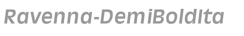 Ravenna-DemiBoldIta