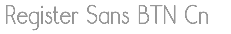 Register Sans BTN Cn