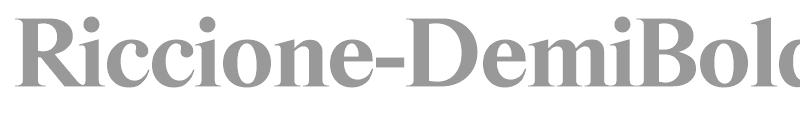 Riccione-DemiBold