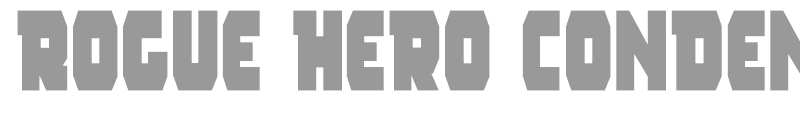 Rogue Hero Condensed