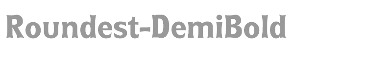 Roundest-DemiBold