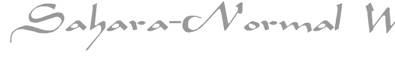 Sahara-Normal Wd