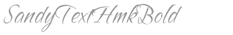 SandyTextHmkBold