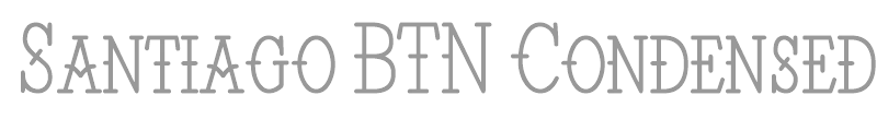 Santiago BTN Condensed Light