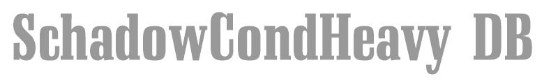 SchadowCondHeavy DB