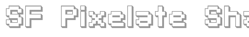 SF Pixelate Shaded