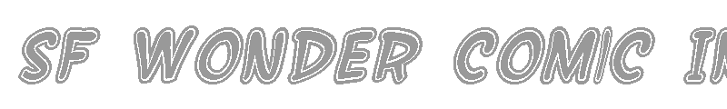 SF Wonder Comic Inline