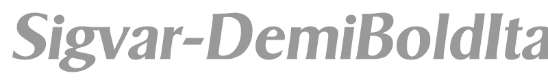 Sigvar-DemiBoldIta