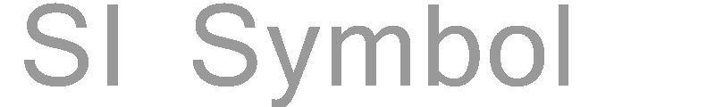SI Symbol