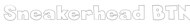 Sneakerhead BTN Outline