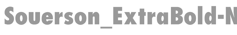 Souerson_ExtraBold-Normal
