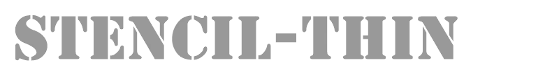 Stencil-Thin