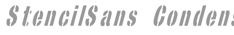StencilSans Condensed