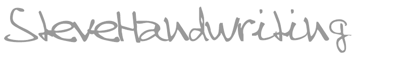 SteveHandwriting