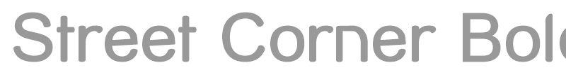 Street Corner Bold
