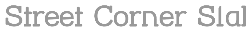 Street Corner Slab SemiBold