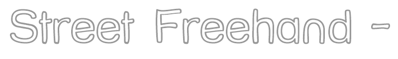 Street Freehand - Outline