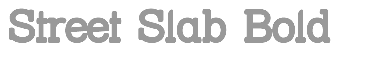Street Slab Bold