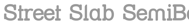 Street Slab SemiBold