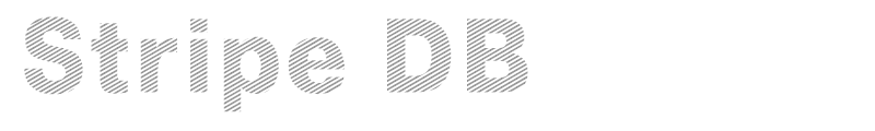 Stripe DB