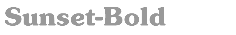 Sunset-Bold