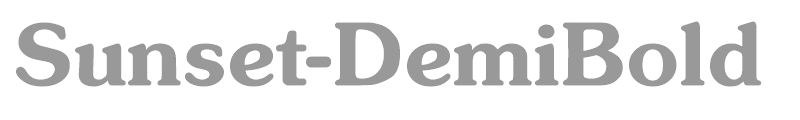 Sunset-DemiBold