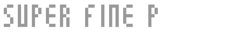 Super Fine P