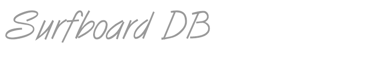 Surfboard DB
