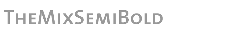 TheMixSemiBold