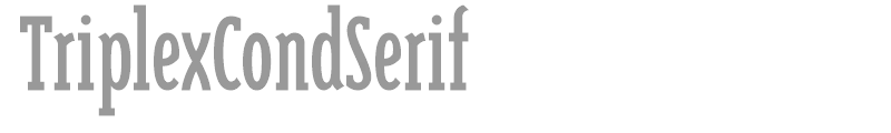 TriplexCondSerif