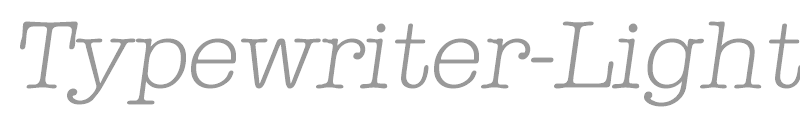 Typewriter-LightIta