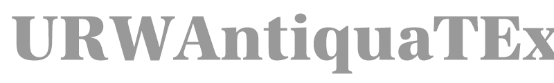 URWAntiquaTExtBolNar