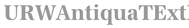 URWAntiquaTExtNar