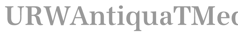 URWAntiquaTMedExtNar