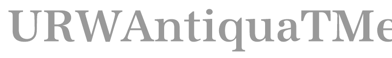 URWAntiquaTMedNar